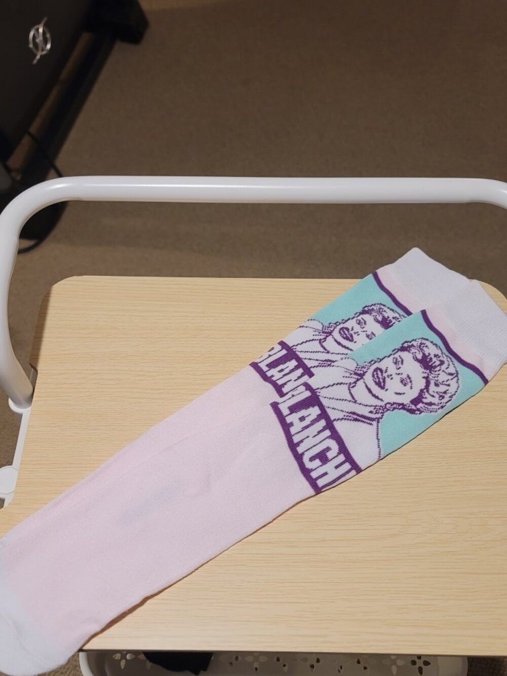 The Golden Girls Blanche Devereaux Crew Socks - Team Blanche - ABC Studios